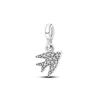 925 Silver Color Star Moon Heart Safety Chain Cz Beads Angle Wing Pendant Fit Charms Bracelet Diy Women Original Jewelry
