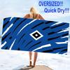 Hamburger Sv Print Beach Towel, Large Soft Quick Dry Towel for Beach Camping Swimming