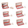 Cosmetic Storage Box With Strong Magnetic To Secure Eyeshadow Blush Highlighter Portable