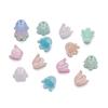 50pcs ABS Artificial Pearls Chime Flowers Beads Spacer Loose Beads for DIY Bracelets Necklaces Jewelry Making Craft Supplies