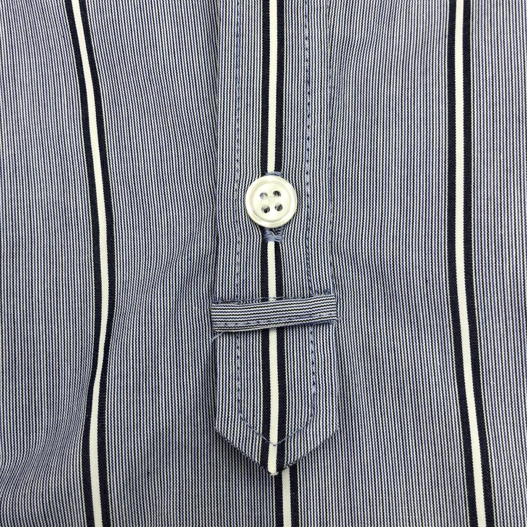 AMERI UNDRESSED Stripe Long Sleeve Balloon Sleeve Shape Cotton Shirt F Women Used
