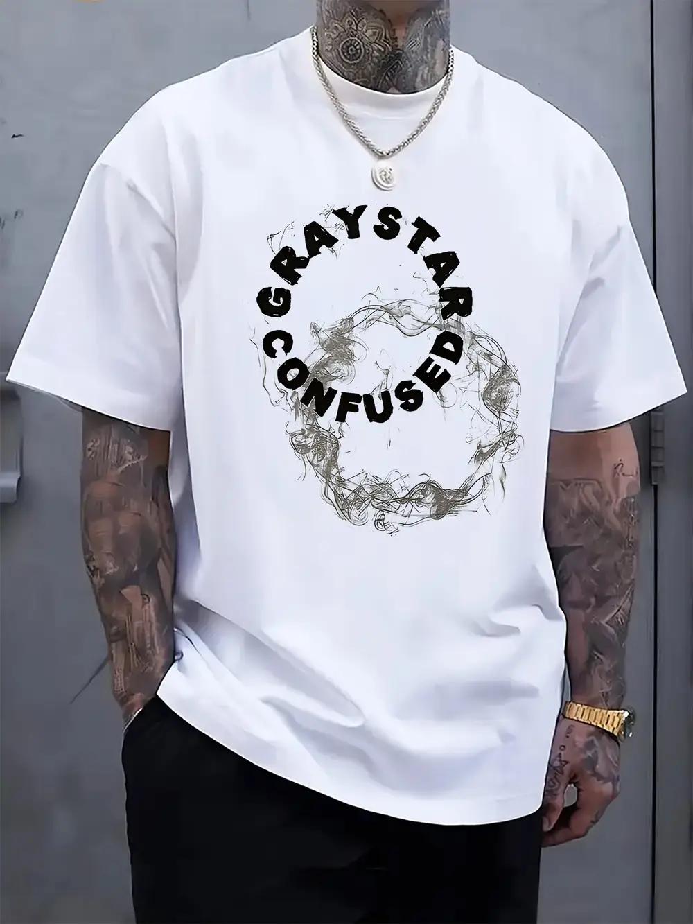 

Cartoon Character Friendship Theme Print Round Neck Short Sleeve T-shirt Fashion Regular Fit Tee Spring Summer Vacation XXXXL