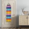 Vinyl Storage Organizer Vinyl Roll Holder with 12 Compartment Craft Vinyl Storage Rack Wall Mount Over The Door Hanging Organizer Storage Hanging