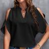 women spring summer puff sleeve off shoulder solid color pullovers t shirt blouse top