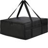 Dual Zippers Pizza Carrier Bag Fully Insulated Food Delivery Bag  Travel Picnic