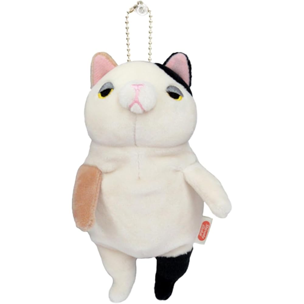 

Shinada Global Mochi Series Mochi Cat Calico Mini Plush Toy 7x5x14cm Animal MONE-0088M