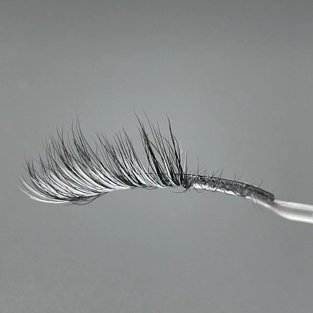 New Product Cat Eye Colored Mink Eyelashes European And American Eye Tail Lengthening Natural Eyelashes