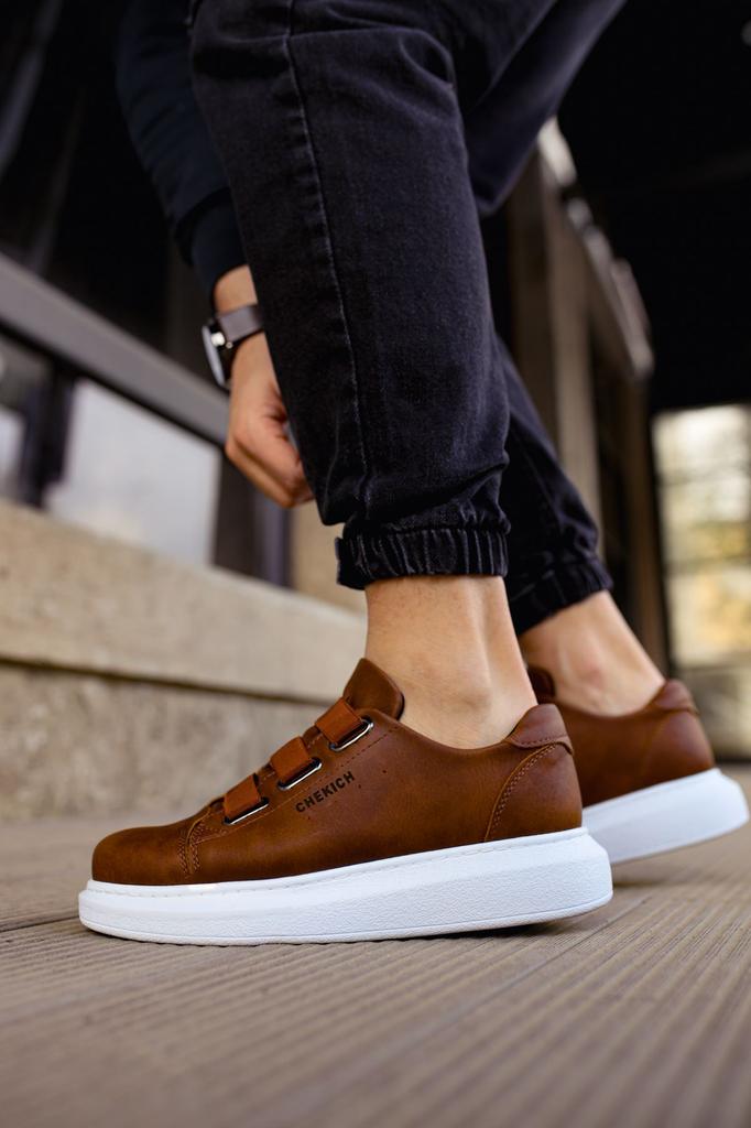 Chekich H Nowa Kolekcja CH253 Lustrzane Nie Męskie Buty Białe Czarne Brązowe Tan