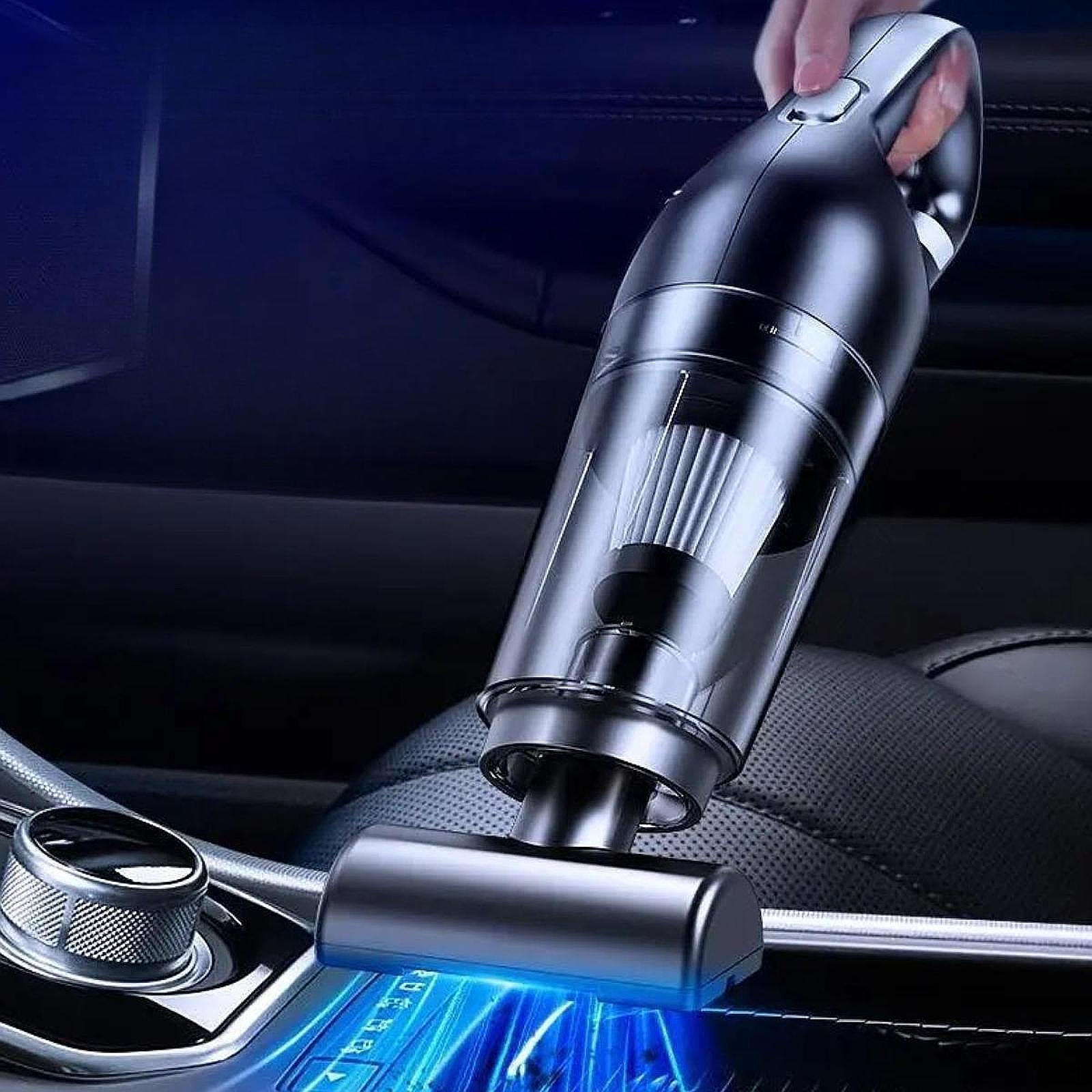 

Автомобильный пылесос для очистки 5000PA, универсальный легкий портативный пылеуловитель для лестниц чёрный