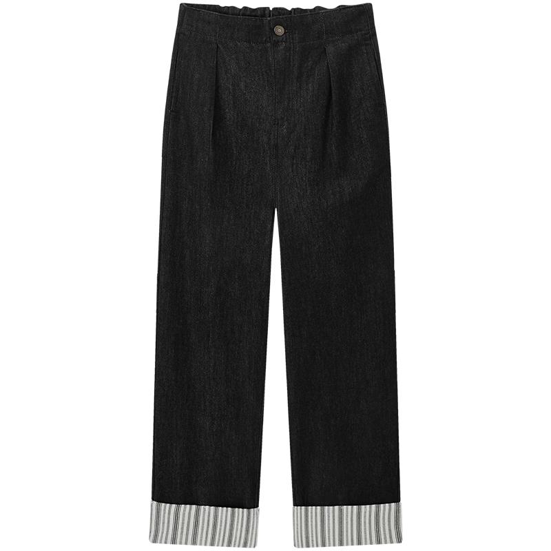 EICHITOO Women s High-Waist Wide-Leg Jeans L