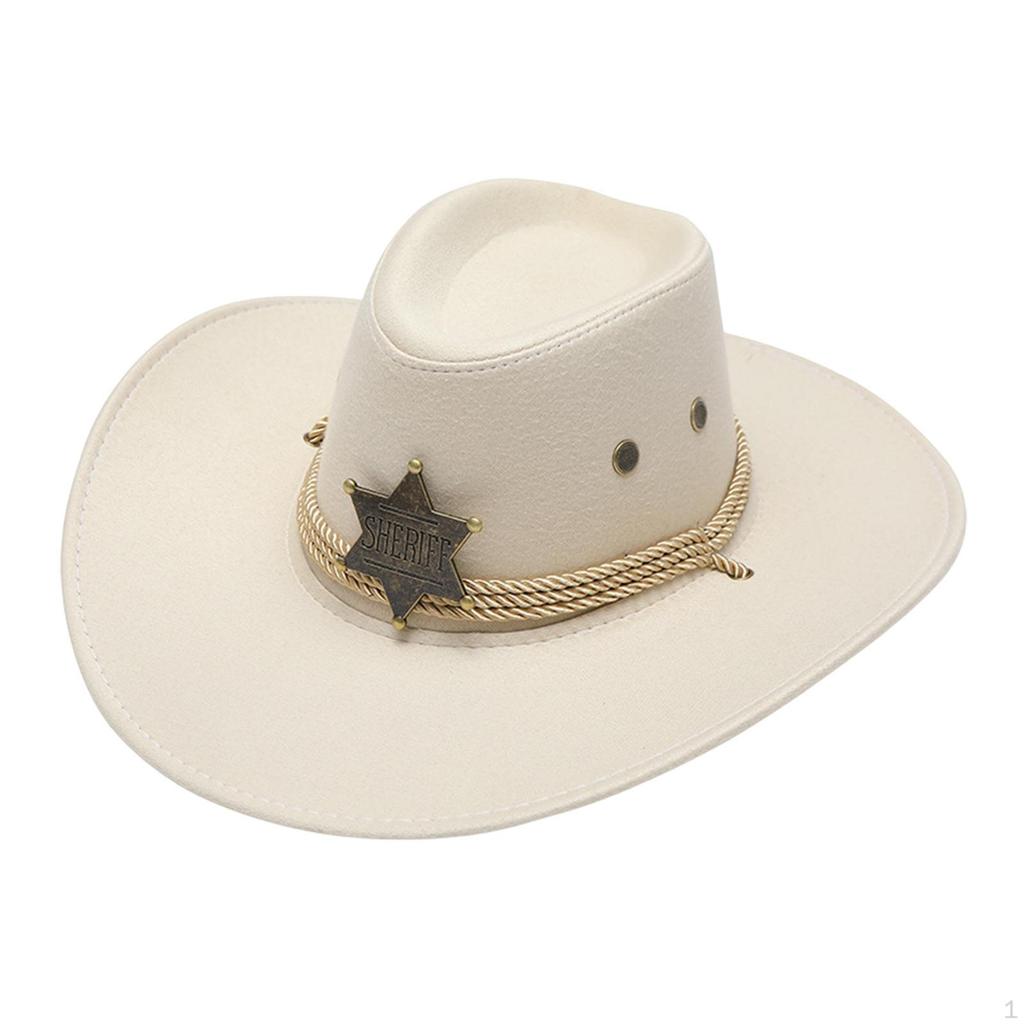 Classic Western Cowboy Hat - Stylish Sun Protection for Outdoor Adventures