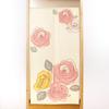 Noren Kobo Noren Long Room Western Floral Rose 85 X 170 Line 10591 Tapestry, Divider/Privacy Screen, Half-Length Curtain, Pattern, Design, Cm, Rose,