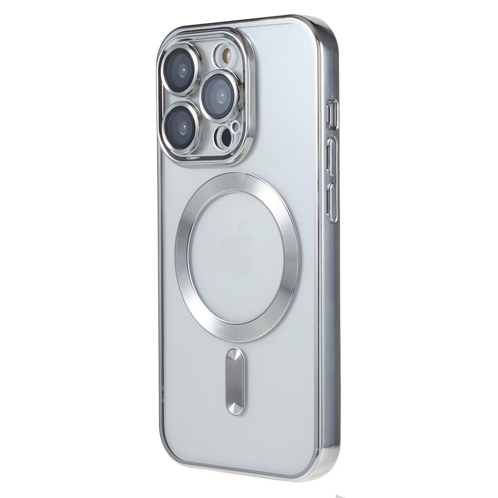 iPhone 14 Pro Case, Electro MagSafe, Silver + Screen Protector