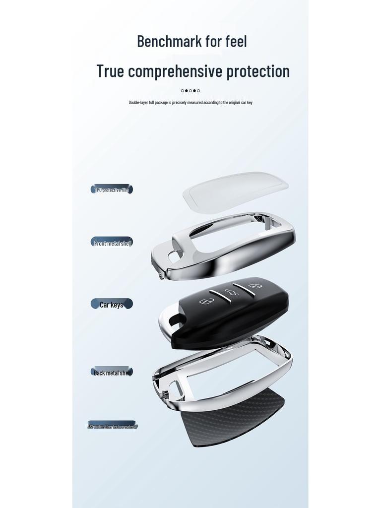 2023 IM L7pro Metal Car Remote Control Protective Case Set with Buckle - Model Snake