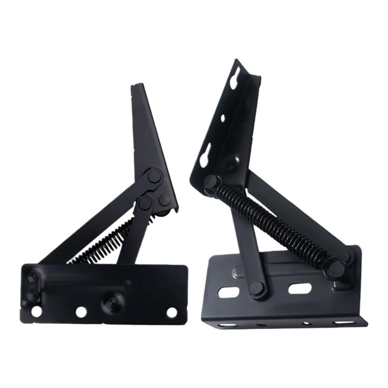 2Pcs Sofa Triangular Spring Headrest Hinge Furniture Storage Support Hinges for Cabinet Door, Sofa Bed & Furniture