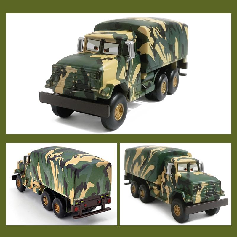 Pixar Cars Backdrop Role Andy Gearsdale Simulation Military Vehicle Toy Alloy Material Racing Car Children's Birthday Gifts