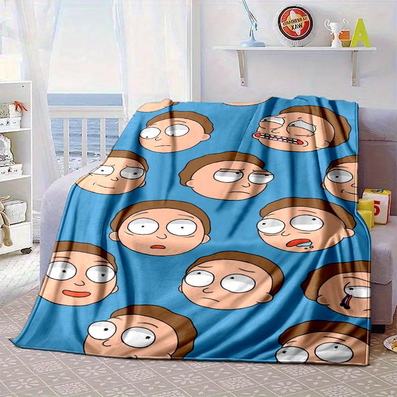 Monster Scientist Blanket Flannel Blanket for bed, sofa, Camping, Hiking, Picnic Essentials, gift for family Fan gifts