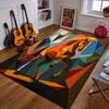 Geometric Horse Art with Bold Colors Patterned Carpet a Non Slip Rug Suitable for All Seasons and Any Setting, Gift