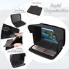 Laptop Computer Privacy Hood 16" Lightweight Portable Foldable Cover Storage Bag for Working Outside