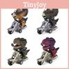 Inertial Simulation Tyrannosaurus Motorcycle Model Decoration Dinosaur Motorcycle Cake Baking Decoration Boy Toy