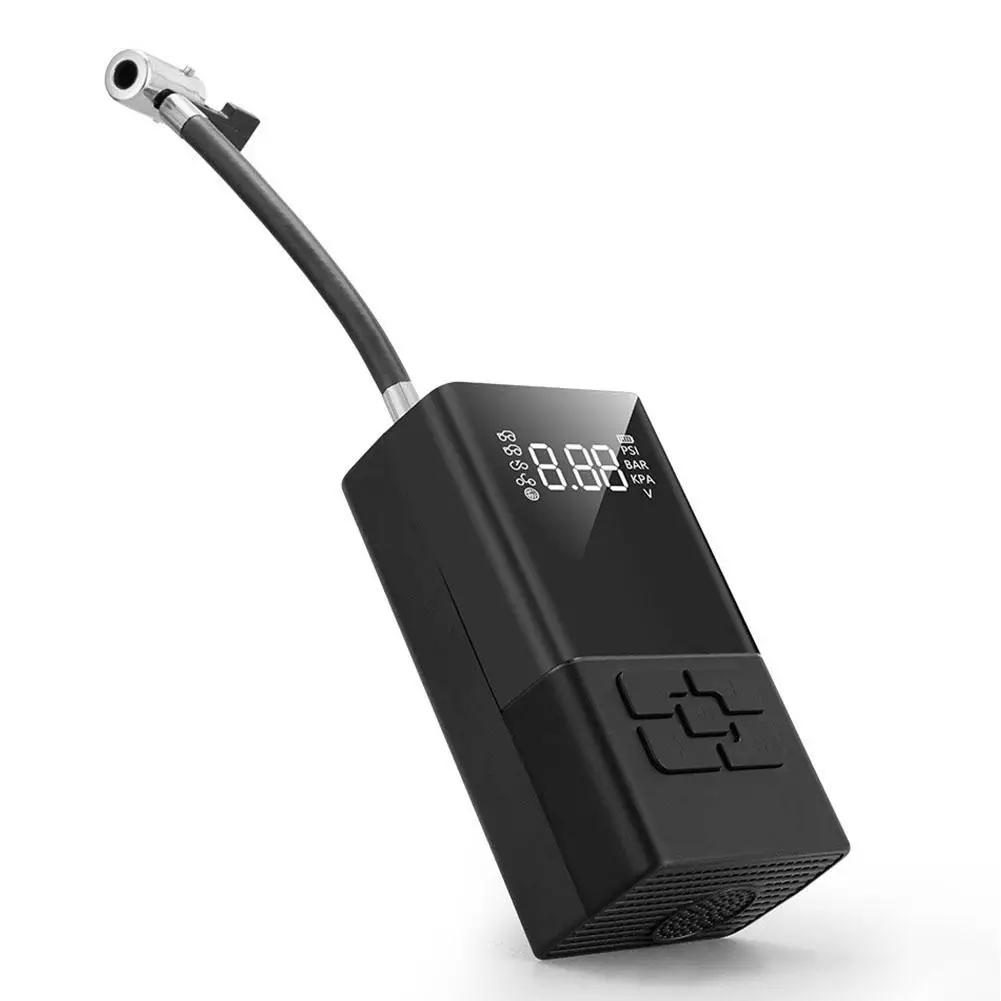 

Wireless Portable Motorcycle Inflatable Pump Car Electrical Ball Pump Battery LCD Long Air Display Inflator Bicycle Super U4O6