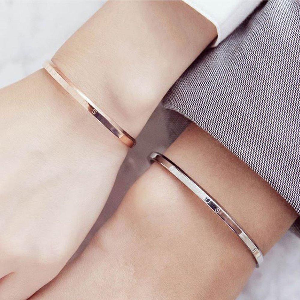 Unisex Bangle Cuff Bracelet Jubg