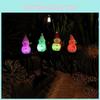 Ip55 Rated Solar Christmas Snowman Light Outdoor Solar Christmas Holiday Light For Garden Atmosphere Characters)