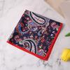 Floral Pocket Square Handkerchief for Men Square Hankies Bandana 13inch
