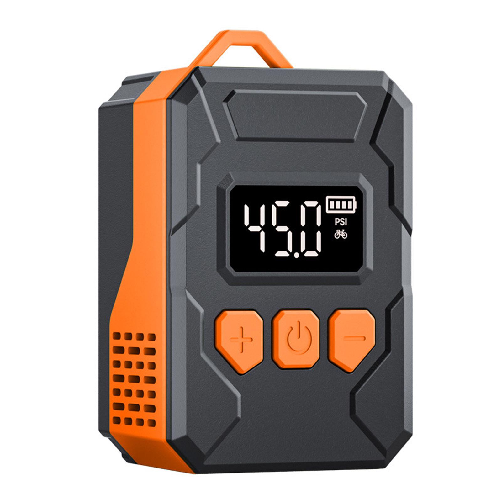 

Шинный насос воздушный компрессор 150PSI шинный насос 500mAh воздушный насос для автомобилей велосипедов и мотоциклетных шин бесщеточный двигатель из чистой меди чёрный