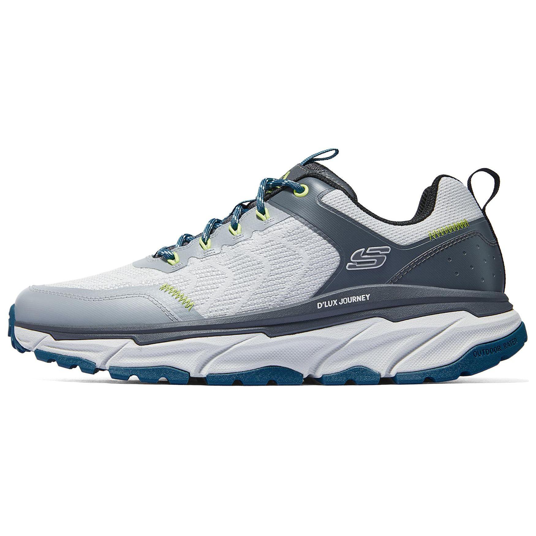 Skechers Тканевые уличные кроссовки серии Lanlin Удобные Универсальные Амортизирующие Прочные Легкие Низкие Повседневные Кроссовки Мужские кроссовки 237193-LGLM 39.5