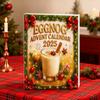 Eggnog Advent Calendar 24 Acrylic 2D Eggnog Decorations Countdown To Christmas Calendar for Festive Home Decor Holiday Gift