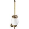 Copper Toilet Brush Bathroom Cleaning Brush Holder with Hardware Vintage Bathroom Attachment