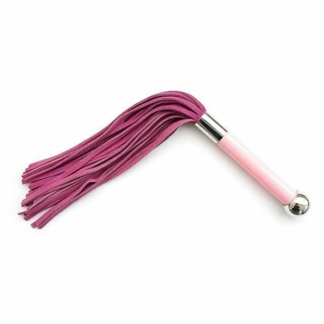 Leather Flogger Spanking Whip Impact Play   Kink Floggers