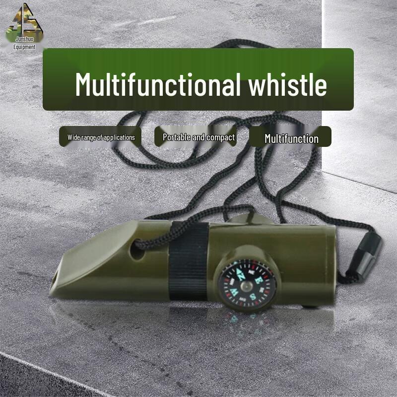 7-in-1 Multi-function Outdoor Survival Whistle