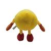 25cm Peluche Pac-Man Cartone Animato Bambola di Peluche Creativa Carina Ornamento per Divano Camera da Letto Cuscino Bambola Compagna per Dormire Regalo per Amici