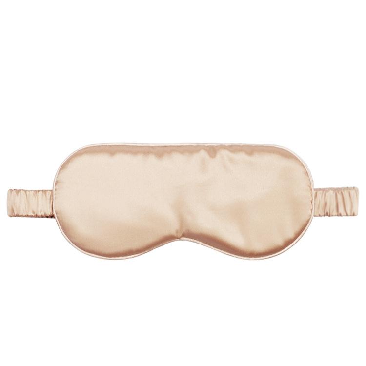 Mulberry silk eye mask custom embroidery printing sleep shading eye mask silk