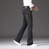 Jeans Flare Masculino Jeans Masculino Cintura Alta Elástico Espessado Solto Jeans Perna Larga