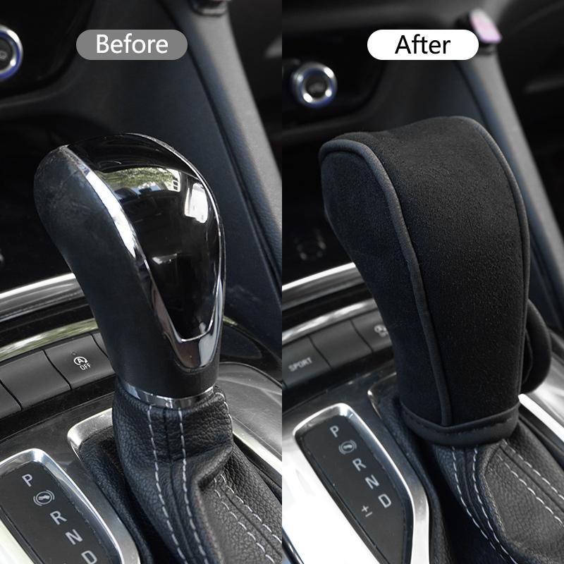 Koženková krytka řadicí páky auta Obal na ochranu řadičky Autopříslušenství Pro Porsche 911 718 Taycan Panamera Cayenne Macan Cayman