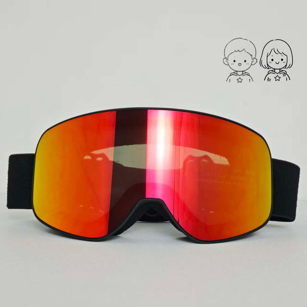 New ski goggles equipment, double-layer anti-fog glasses, prescription glasses, mountaineering snow goggles XJ-ET4-1H