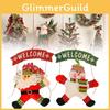 Beautifully Crafted Christmas Door Hangings Featuring Unique Design And High-quality Non-woven Fabric