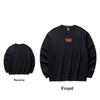 Anta Lifestyle Series Solid Color Round Neck Comfortable Breathable Versatile Loose Sweatshirt Unisex Sweatshirt Black 972518709-4