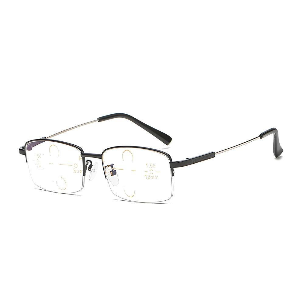

Progressive Near Far Presbyopia Eyeglasses Blue Ray Blocking Hyperopia Glasses Office Strength 100 чёрный