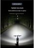 Waterproof Light-Sensing Bicycle Headlight: Strong Light for Mountain and Road Night Cycling