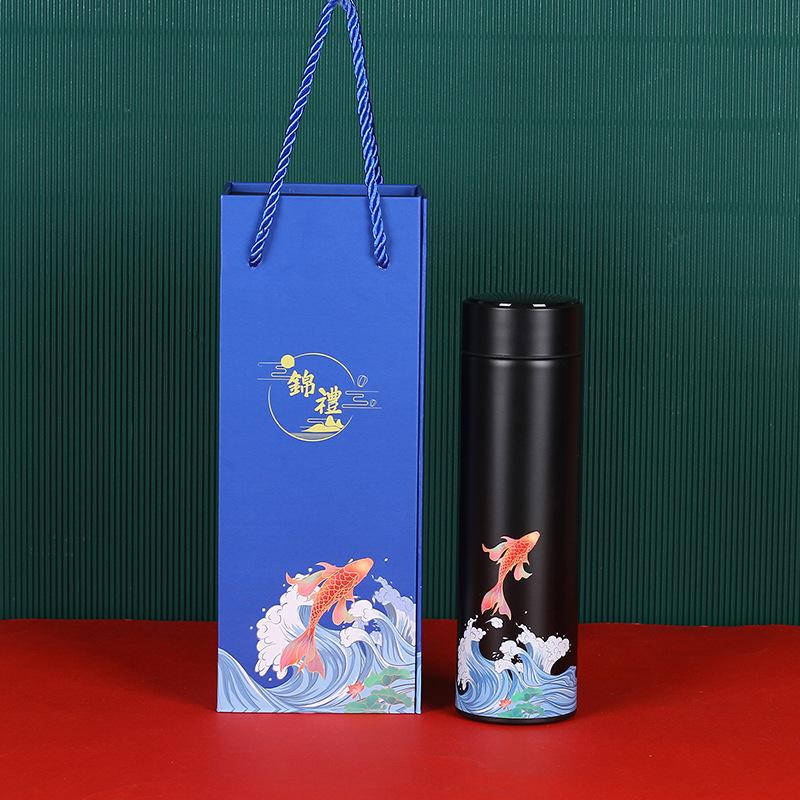 Gift Stainless Steel Smart Insulated Mug Double Vacuum Straight Mug Gift Mugs