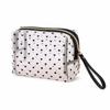 ECARLA - Transparent Cosmetic Bag with Black Hearts