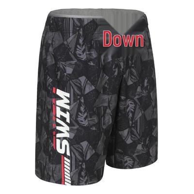 Decathlon Men's Loose Fit Quick-Dry Two-Piece Look Swim Trunks
