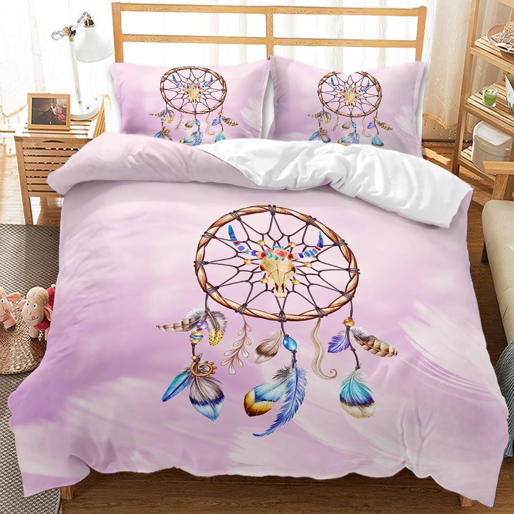 

Bedding Set Adults Children Winter Boho Duvet Cover Sets Kids,twin Full Queen King Bedroom Set Home Textile Housse De Couette (135x200cm)