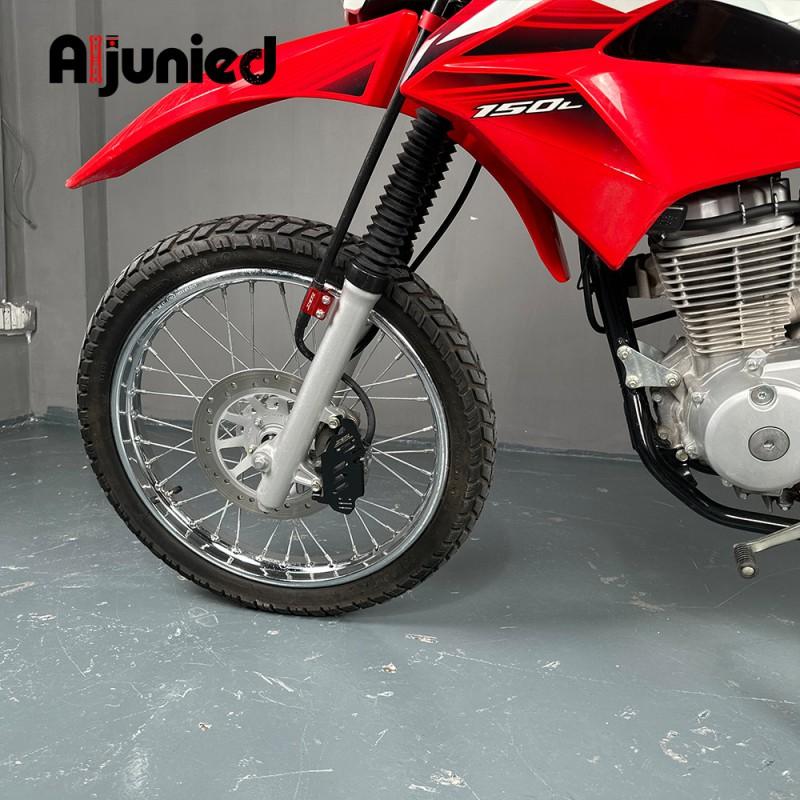 Front Brake Caliper Guard Cover Honda XR125L XR150L XR190L Motorcycles Steel Black Protective Shield