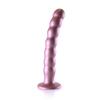 Ouch! - Silicone G-Spot Dildo with Beads - 20.5 cm
