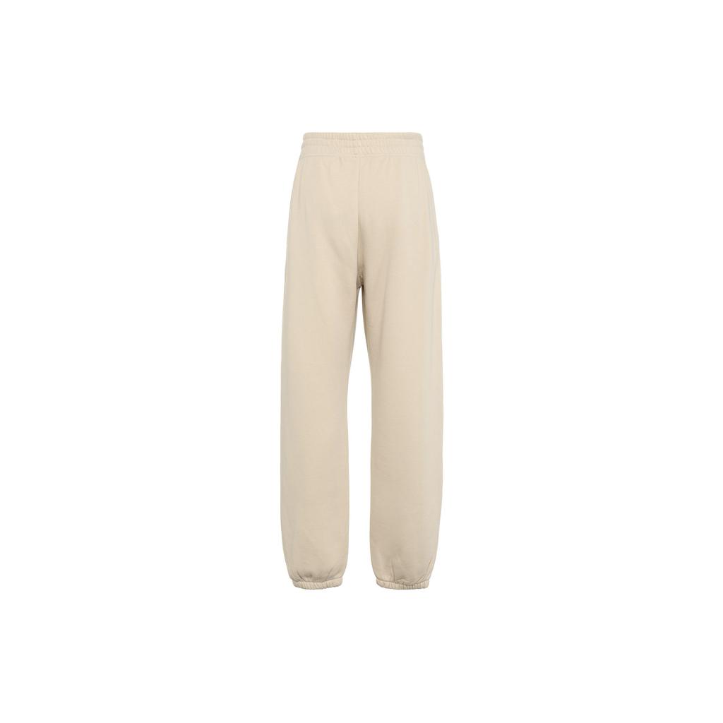 Nike Fleece Straight Leg Loose Fit Casual Sports Pants Women Bottoms Oatmeal BV4089-140